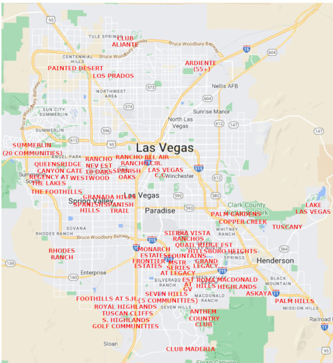 guard gated community map