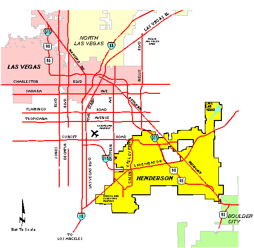 las vegas city boundaries